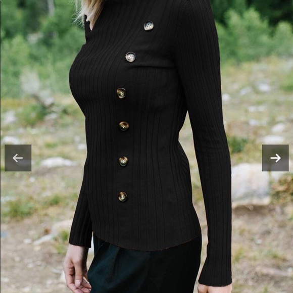 Ribbed long sleeve shirt - Picture 3 of 5